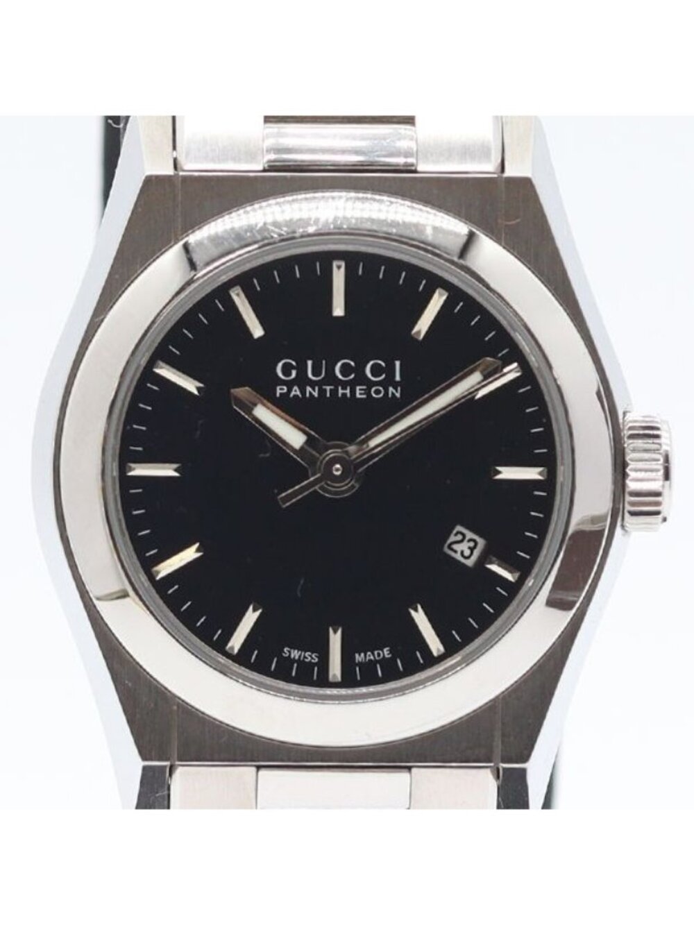 Gucci Pantheon 115.5 Date Black Dial Watch